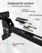 MOUNTUP Starlink Roof Mount Gen 3 V4 V4X Adjustable Stainless Steel Bracket | Better Signal Positioning with 180° Rotation, 100° Tilt, 15.8" Pivot Pole & Rustptoof Hardware for Starlink Roof Installation