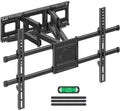 MOUNTUP Full Motion TV Wall Mount for Most 40-85 inch Flat TVs up to 110 lbs, Wall Mount Bracket with Dual Articulating Arms, Tilt, Level, Swivel, TV Mount Fits 12/16" Wood Stud, Max VESA 600x400mm