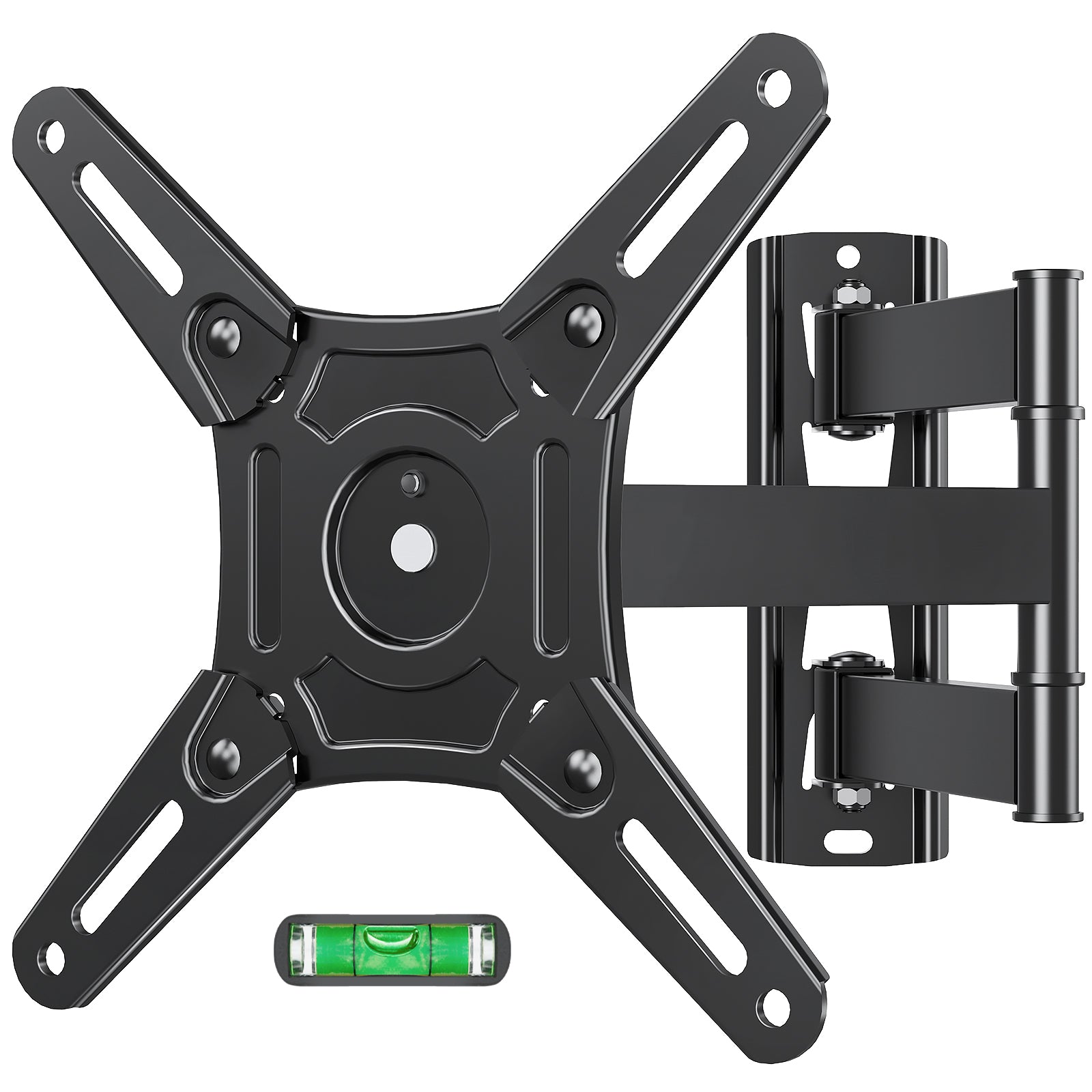 MOUNTUP UL Listed TV Monitor Wall Mount Swivel and Tilt for Most 14-42 Inch LED LCD Flat Curved TVs, Full Motion Wall Mount TV Bracket with Articulating Arm, Max VESA 200x200mm up to 33lbs, MU0029