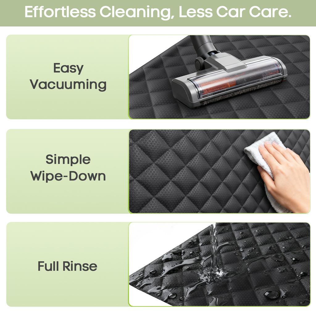 SMATTO Waterproof Dog Cargo Liner for SUV Sedan Van, Non-Slip Scratchproof Pet Seat Cover with Bumper Flap Protector, Large Universal Fit